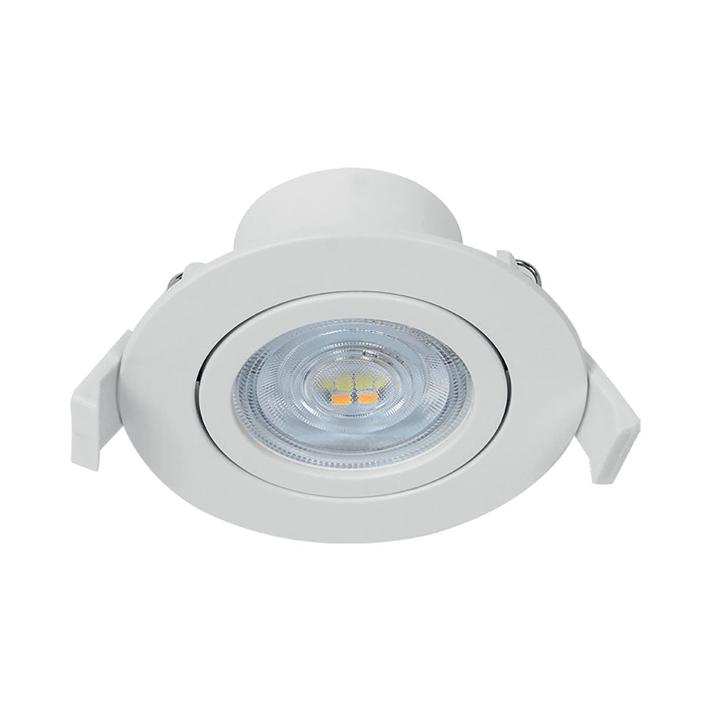 LED Rund 7W Dimmbar Einbaustrahler schwenkbar 3in1 CCT Spot 650lm Warmweiß - Kaltweiß Ø68mm – Bild 6