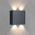 LED Wandleuchte Außen Anthrazit Strahler 4X1W UP&Down Außenwandleuchte CCT 3In1 IP65 – Bild 2