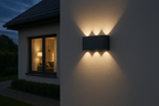 LED Wandleuchte Außen Anthrazit Strahler 6X1W UP&Down Außenwandleuchte CCT 3In1 IP65 – Bild 11