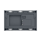LED Wandleuchte Außen Anthrazit Strahler 6X1W UP&Down Außenwandleuchte CCT 3In1 IP65 – Bild 4