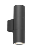 Braytron LED Wandleuchte Außen Anthrazit Zylinder GU10 UP&Down Außenwandleuchte Modern IP44 – Bild 4