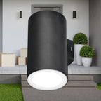 LED Wandleuchte Außen Zylinder Rund 2X 9W IP65 3in1 Up&Down Außenlampe Wandlicht – Bild 8