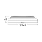 Braytron LED Wandleuchte Deckenleuchte Bewegungsmelder 18W IP65 3in1 Außenleuchte schwarz – Bild 5