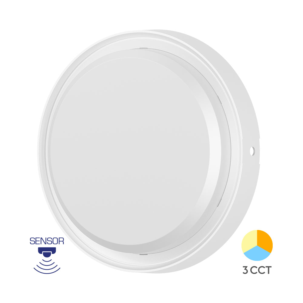 Braytron LED Wandleuchte Deckenleuchte Bewegungsmelder Sensor 18W IP65 3in1 Außenleuchte weiß – Bild 1