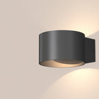 Braytron LED Wandleuchte Schwarz Rund up&down Außenwandleuchte Wandlampe IP20 8W Warmweiß – Bild 13