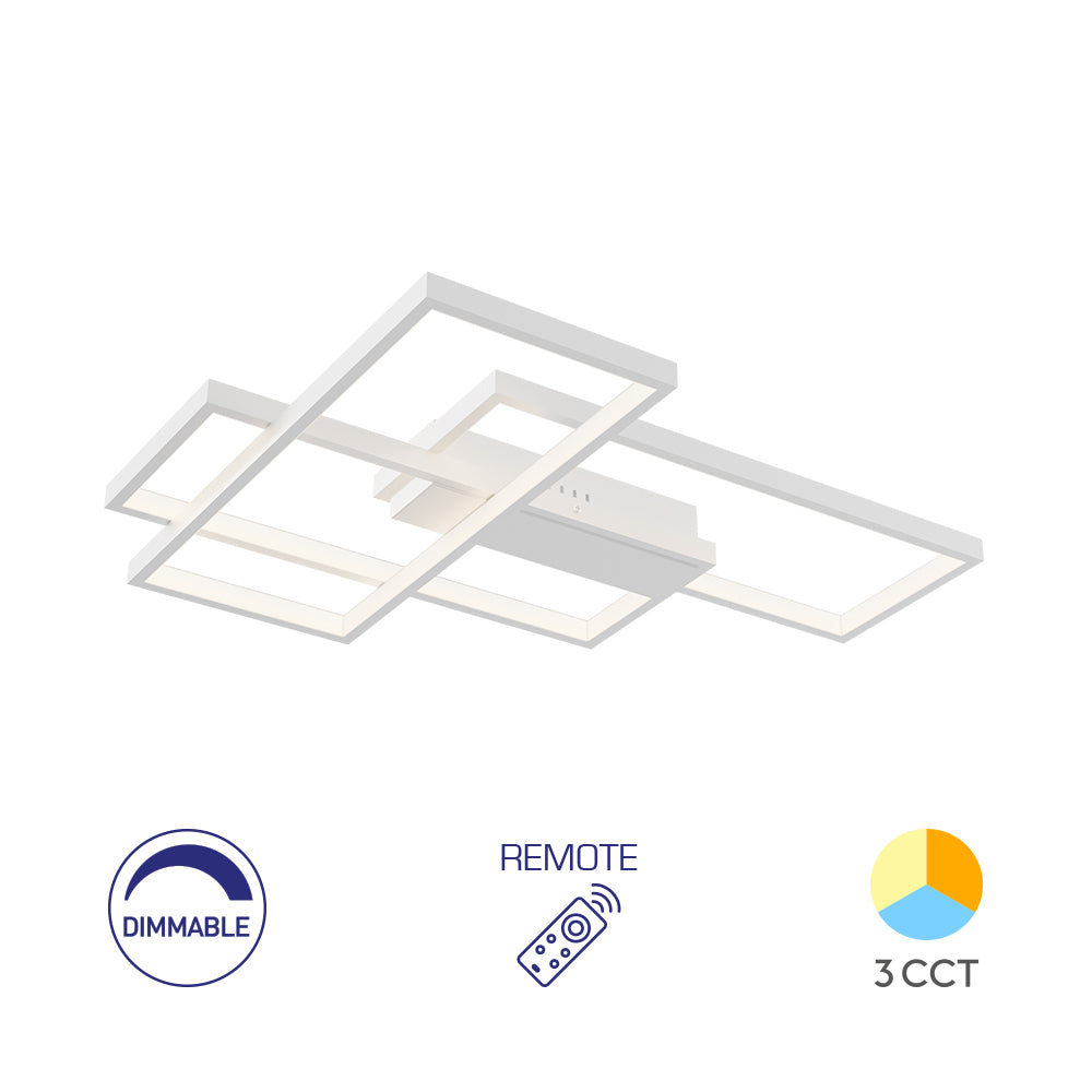 Braytron LED Deckenleuchte dimmbar mit Fernbedienung & 3CCT 3000–6500K – Bild 10