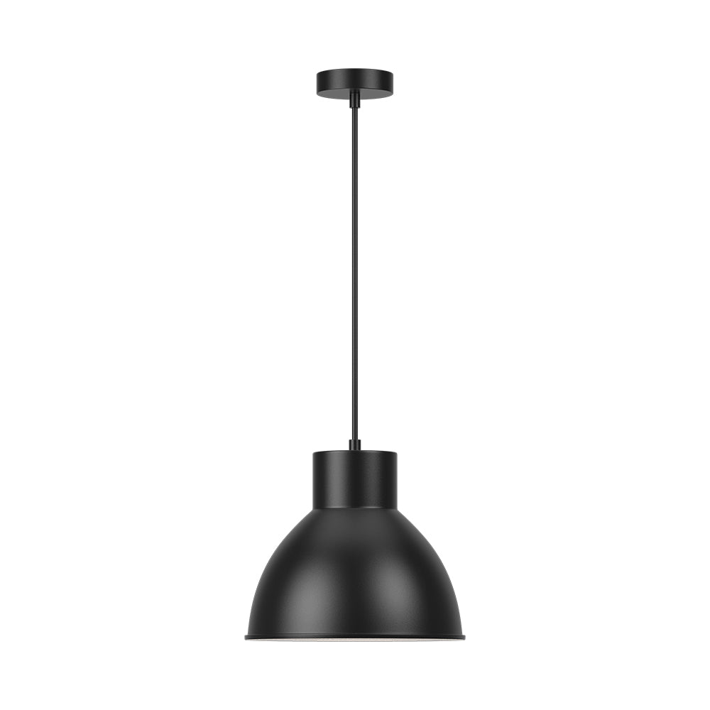 Braytron Pendelleuchte Hängelampe E27 Fassung, Modernes Design, Schwarz rund für Wohnräume – Bild 1