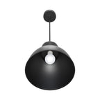 Braytron Pendelleuchte Hängelampe E27 Fassung, Modernes Design, Schwarz rund für Wohnräume – Bild 5