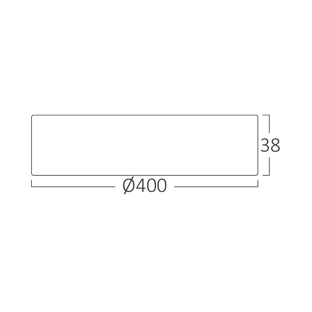 Braytron Rund 36W LED Deckenleuchte Deckenlicht Aluminiumrahmen Rund Ø40cm 4000K Neutralweiß – Bild 7