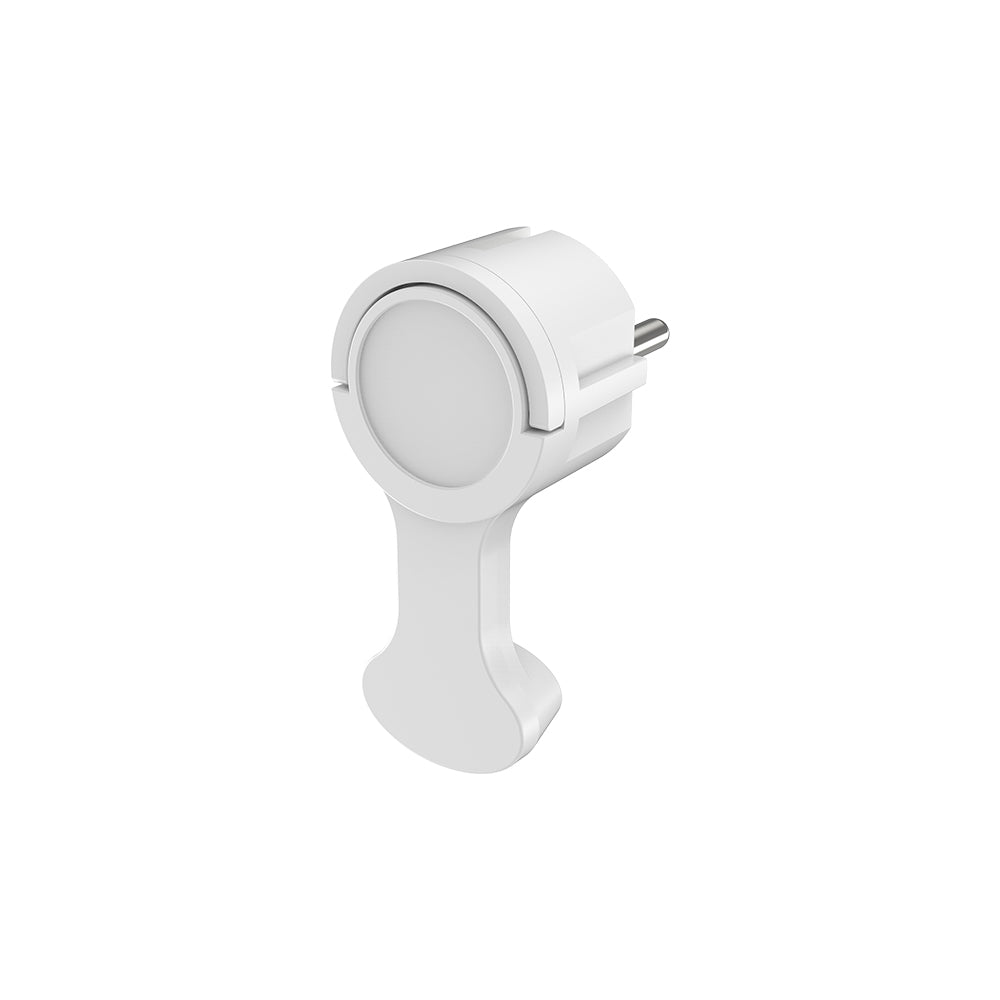 Braytron Schuko-Stecker 3680W – Kompakt (Steckdosenbündig) | Typ F | Weiß | IP20 | 230V | 16A – Bild 1