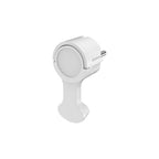 Braytron Schuko-Stecker 3680W – Kompakt (Steckdosenbündig) | Typ F | Weiß | IP20 | 230V | 16A – Bild 1