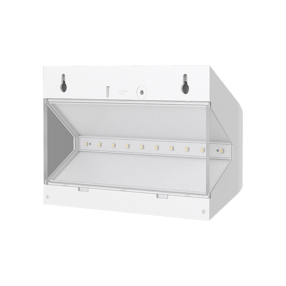 Solar LED Wandleuchte 6W 6500K Außenleuchte mit Bewegungssensor Dämmerungssensor IP54 Akkubetrieben – Bild 6
