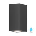 Braytron Wandleuchte Außen Anthrazit Eckig Modern IP44 GU10 Up&Down Außenlampe Wandlicht Terasse – Bild 3