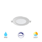 Braytron 4W LED Panel Dimmbar Einbauspot Einbaustrahler Deckenstrahler Flach IP40 CCT 3in1 280 Lumen – Bild 8
