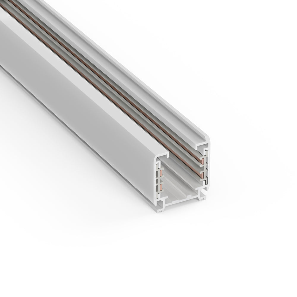 Braytron 3-Phasen Stromschiene 1m Weiß für Schienensystem Schienenbeleuchtung 230V – Bild 4