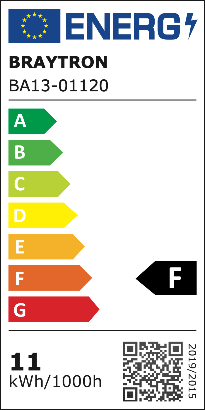 EU-Energielabel – Klasse F