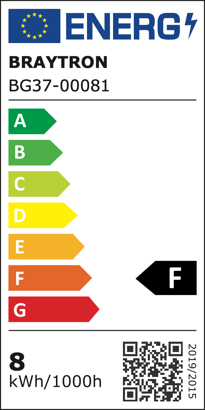 EU-Energielabel – Klasse F