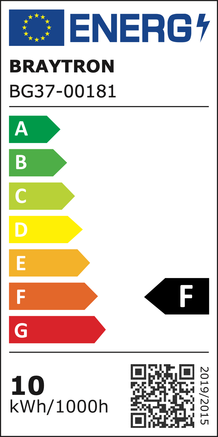 EU-Energielabel – Klasse F