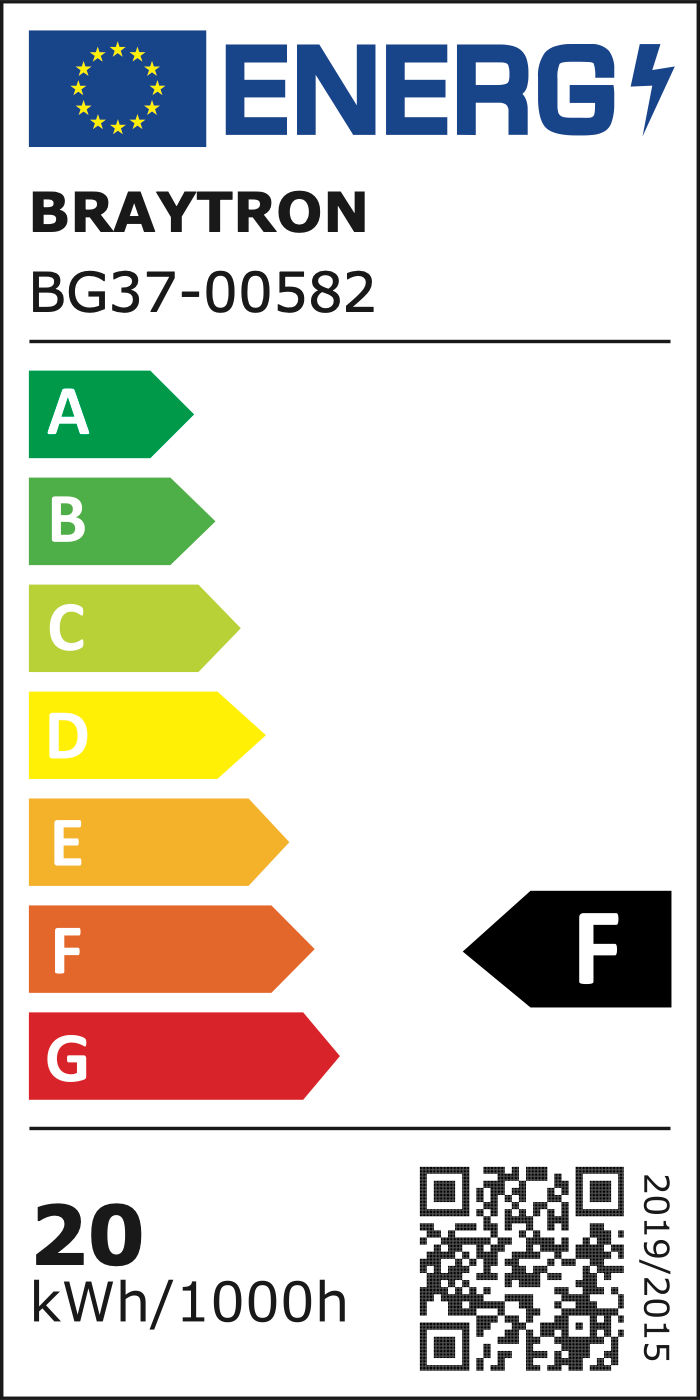 EU-Energielabel – Klasse F