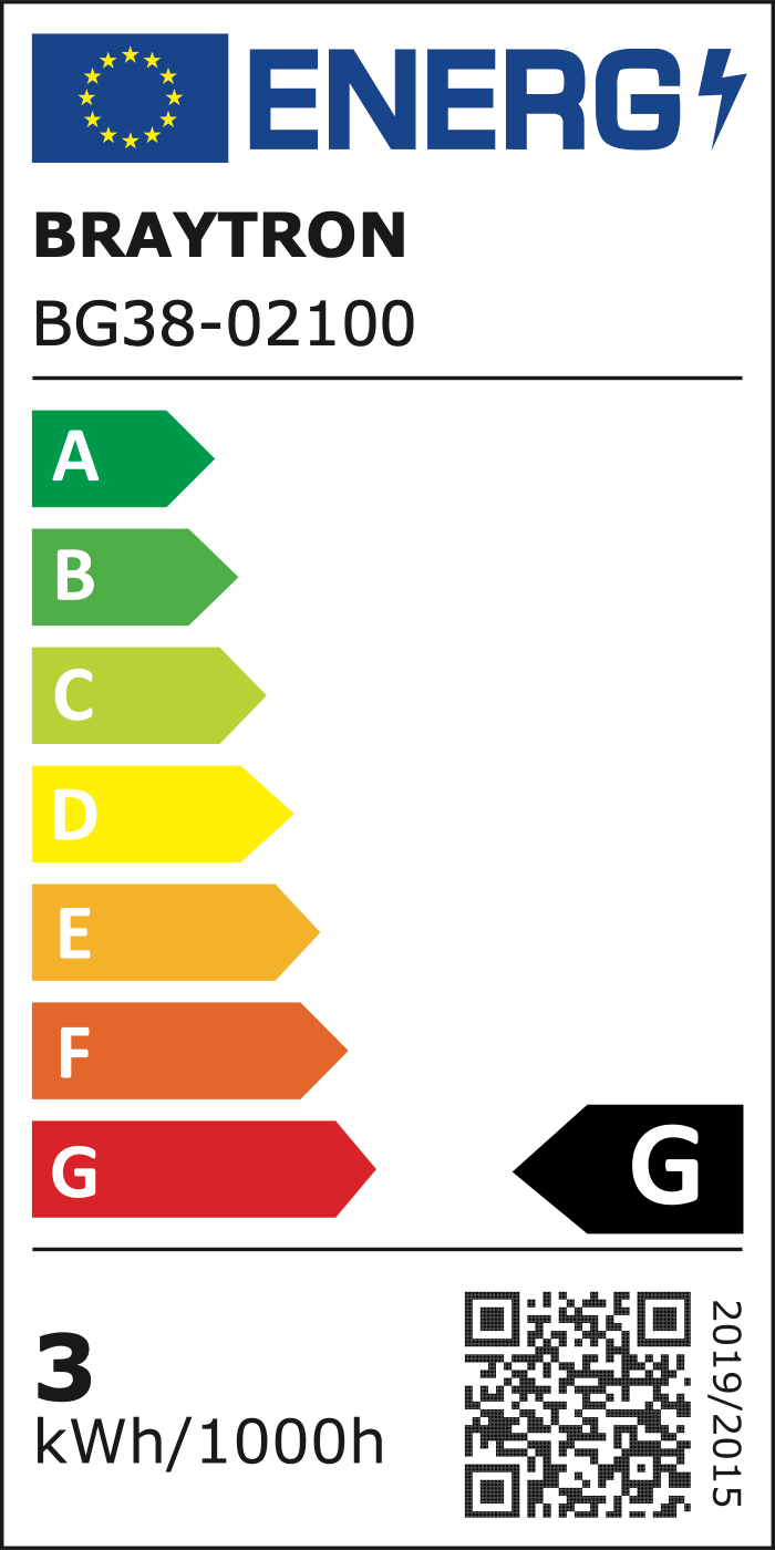 EU-Energielabel – Klasse G
