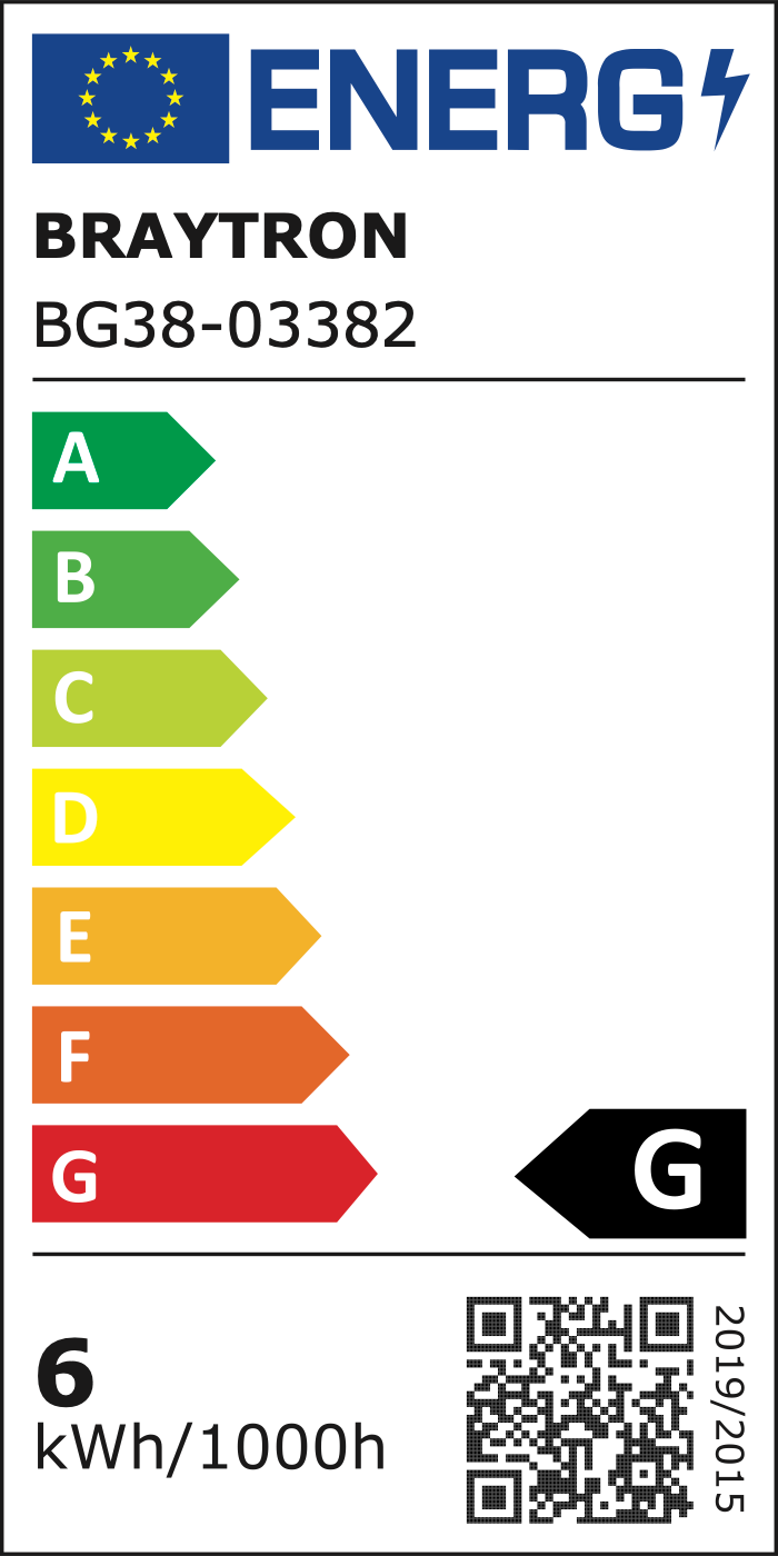EU-Energielabel – Klasse G