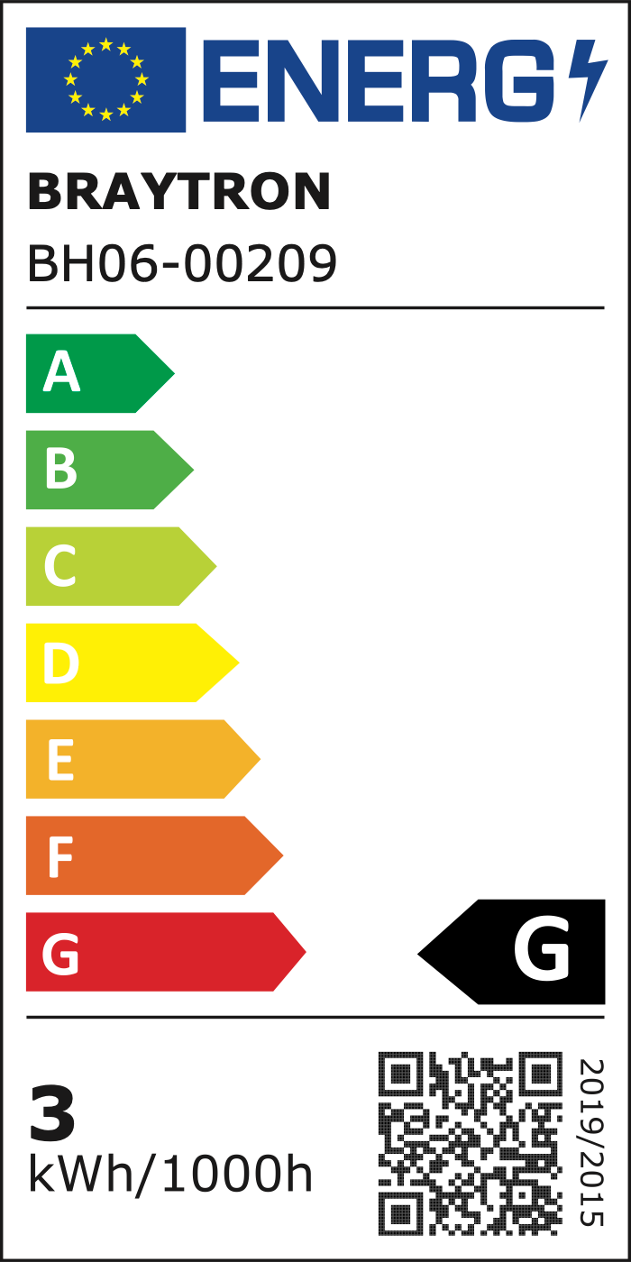 EU-Energielabel – Klasse G