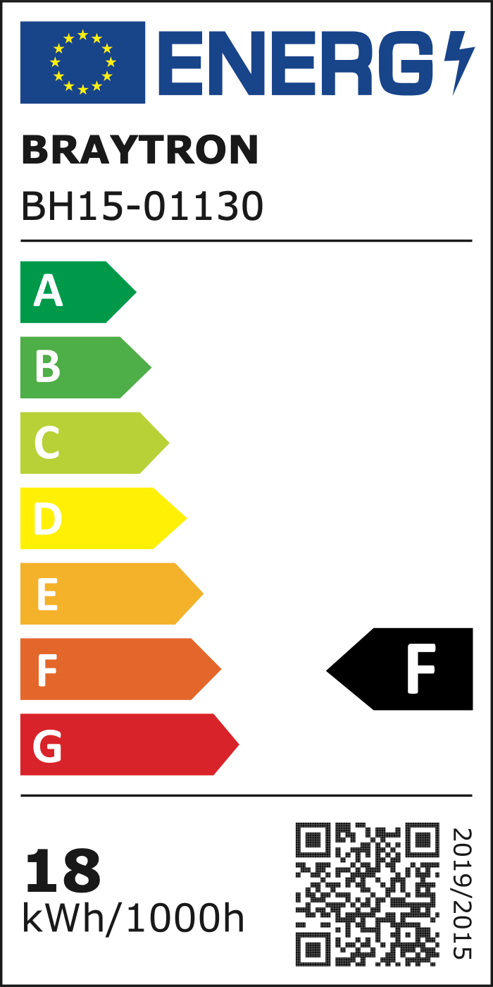 EU-Energielabel – Klasse F