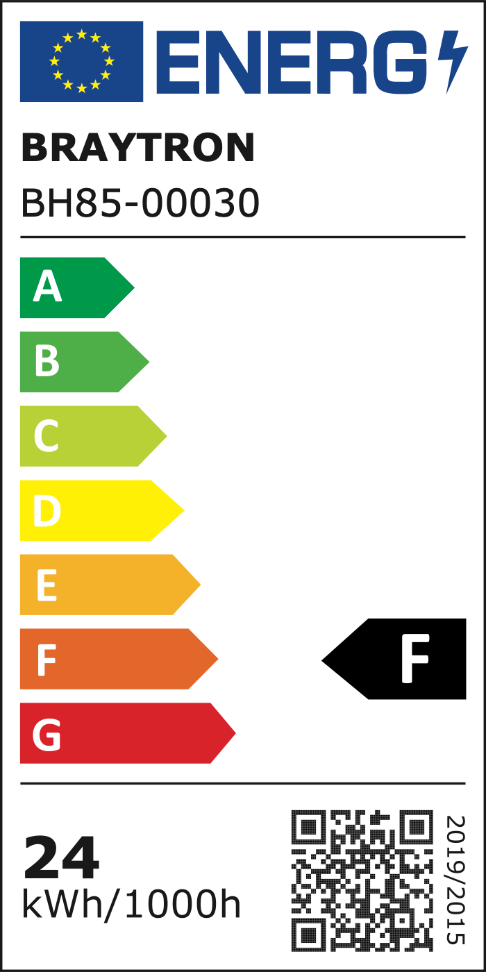 EU-Energielabel – Klasse E