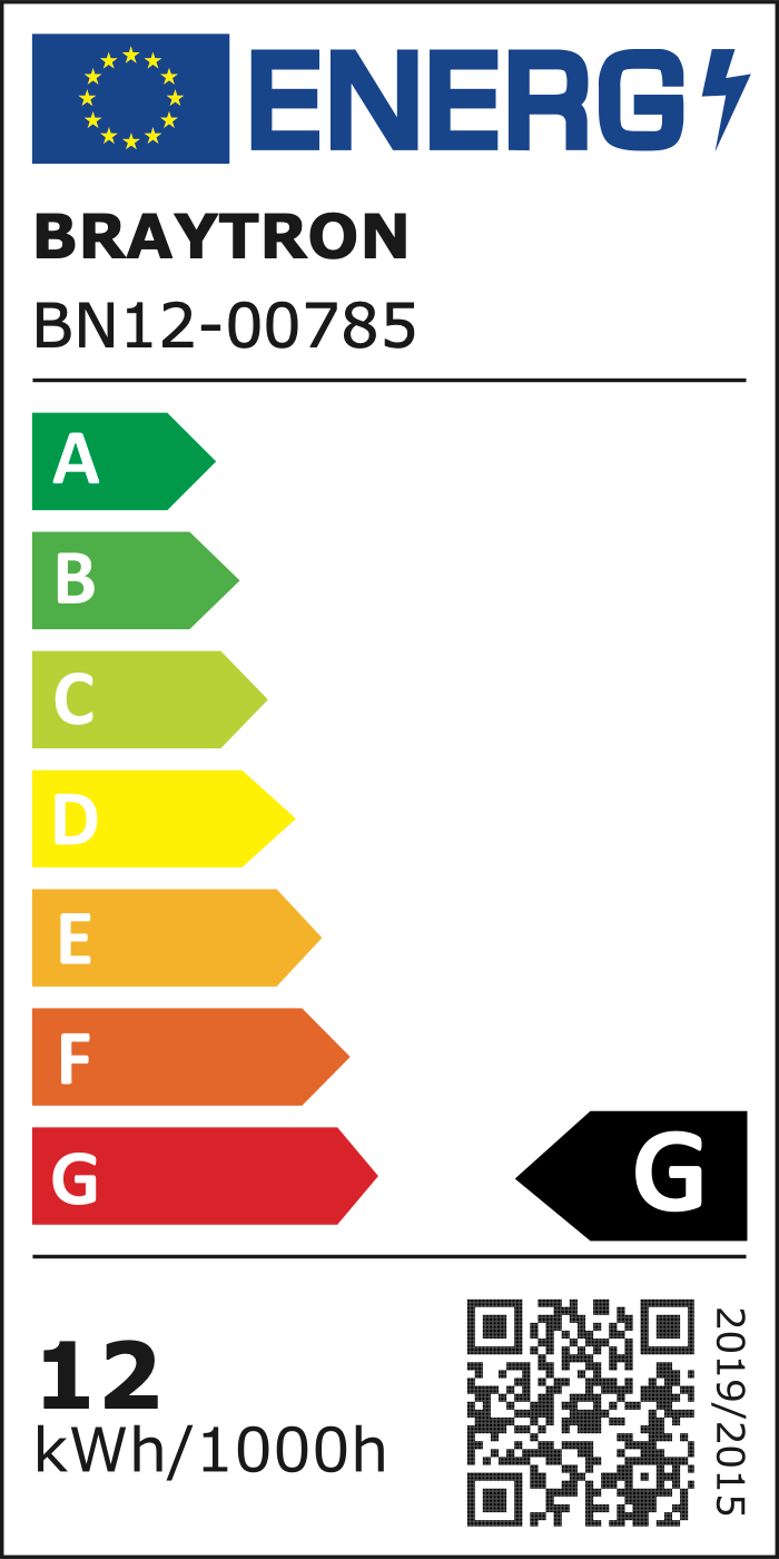 EU-Energielabel – Klasse G