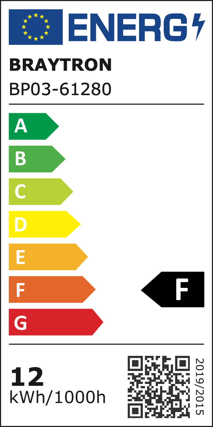 EU-Energielabel – Klasse F