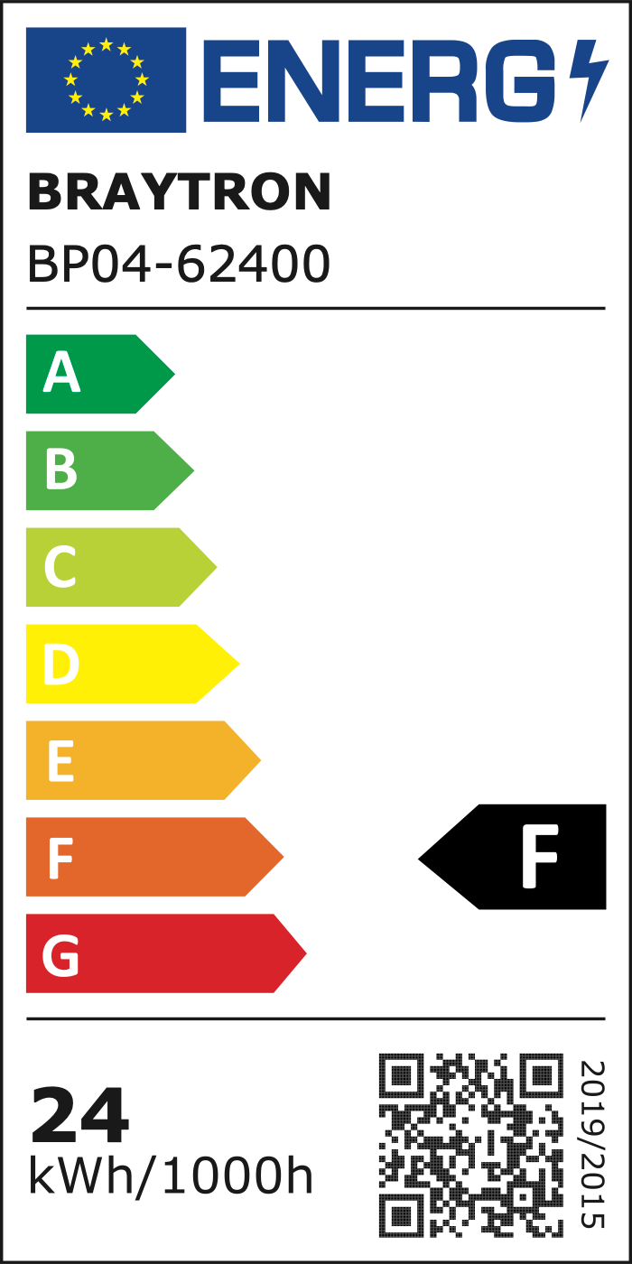EU-Energielabel – Klasse F