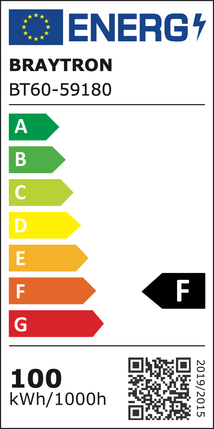 EU-Energielabel – Klasse F