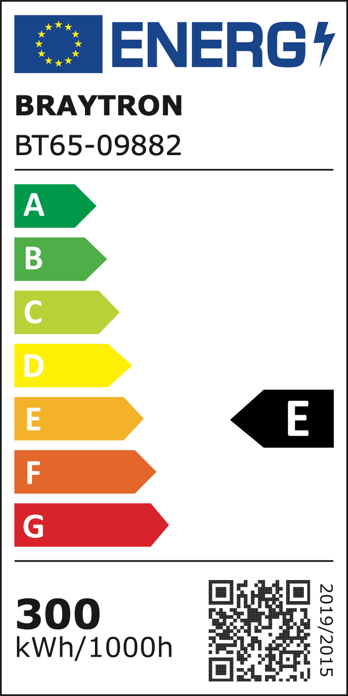 EU-Energielabel – Klasse E