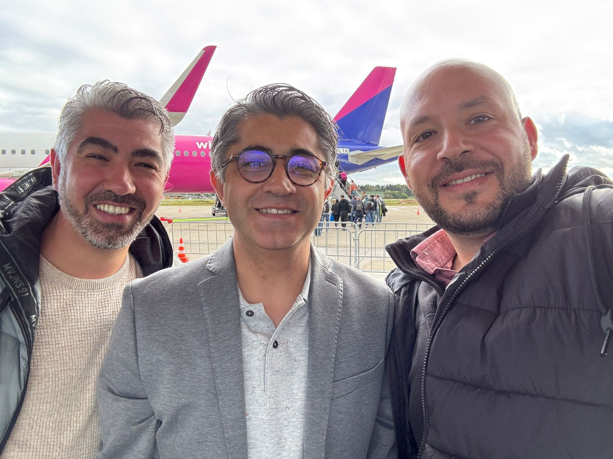 Three partners of PurpleLights and PurpleHome: Recep Demircioğlu, Ahmet Demircioğlu and Selim Yılmaz